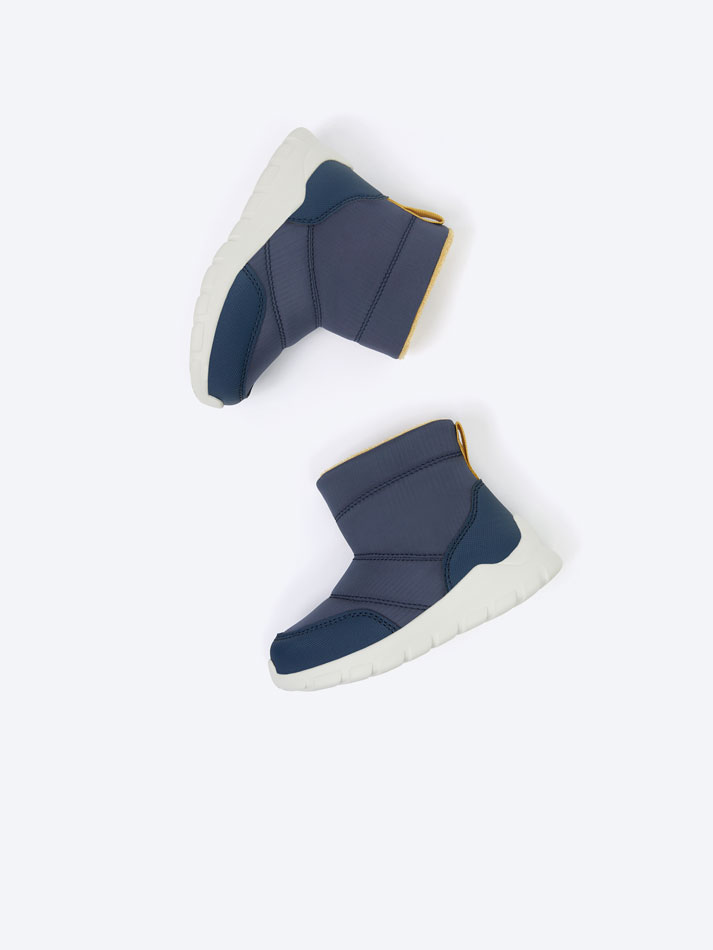 Bota acolchoada - Azul Marinho