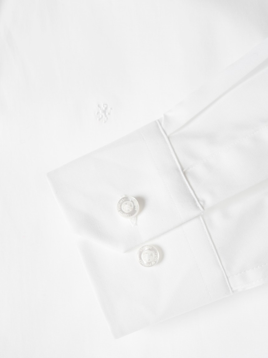 Camisa slim fit de algodão