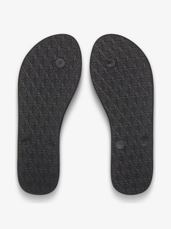 New Viva Printed Tongs Noir Femme
