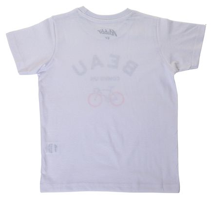 T-Shirt Manches Courtes Rubb'r Hippo Blanc Enfant