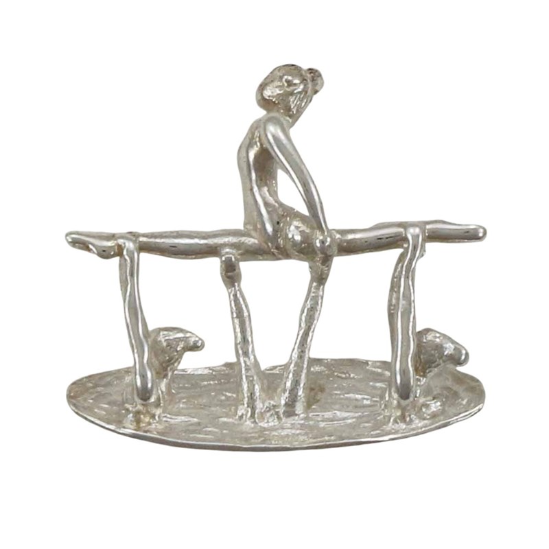 Pendentif 3 nageuses synchronisées - Argent massif