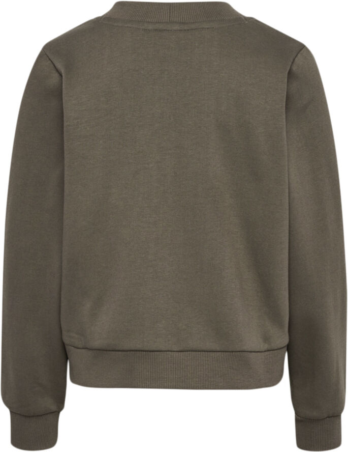 Hummel hmlTONE SWEAT CARDIGAN Major brown