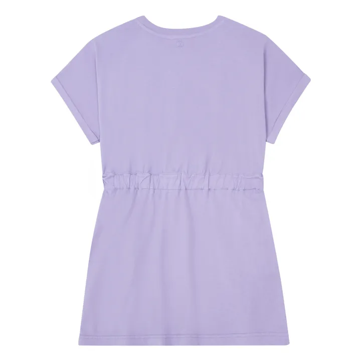 SMALLABLE BASICS Robe Courte Fille Coton Bio | Lavande