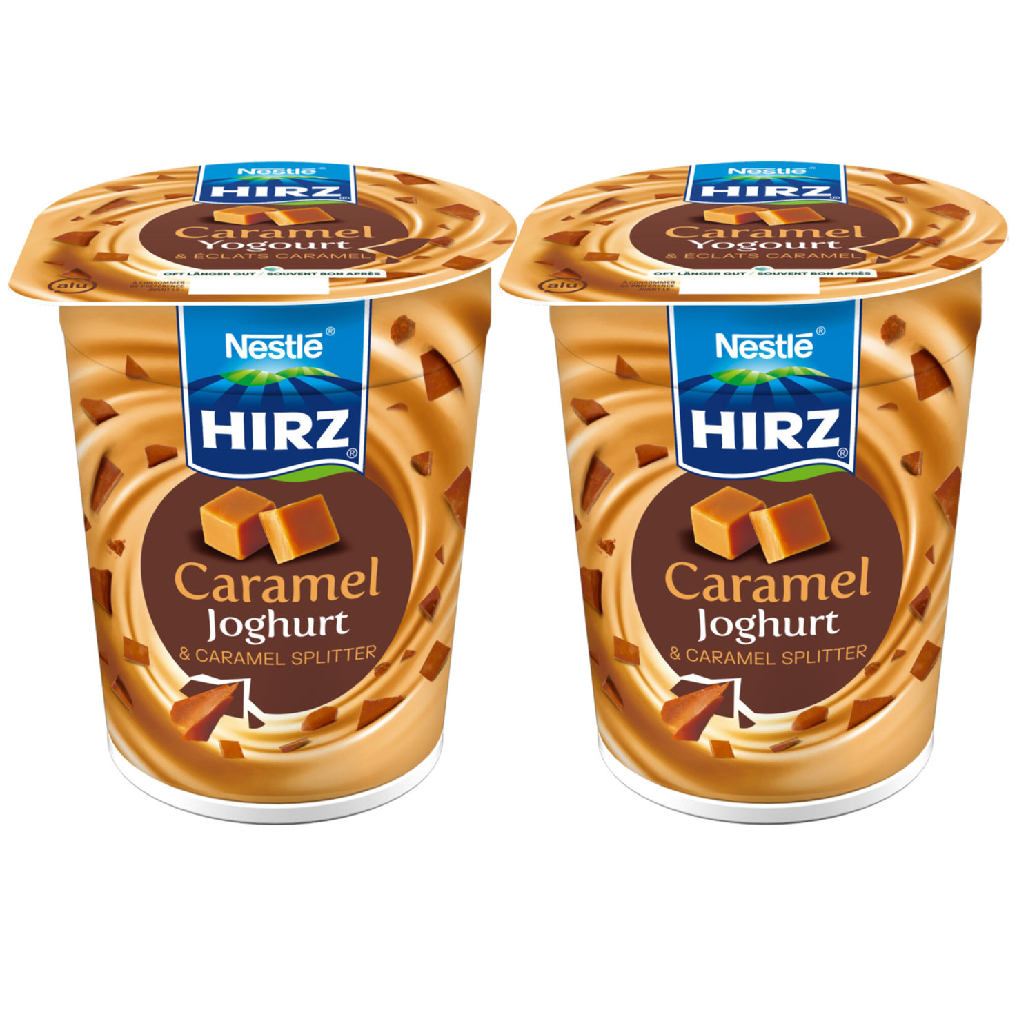 Hirz Joghurt Caramel 2x180g