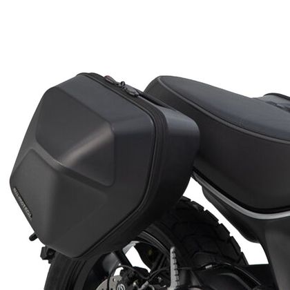 Valise SW-MOTECH KIT COMPLET URBAN ABS Noir (2x16.5 litres) - Noir