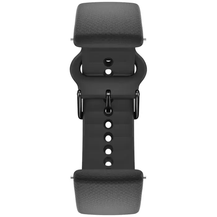 Polar Polsband Ignite/Unite/Pacer 20mm Siliconen Zwart S-L T