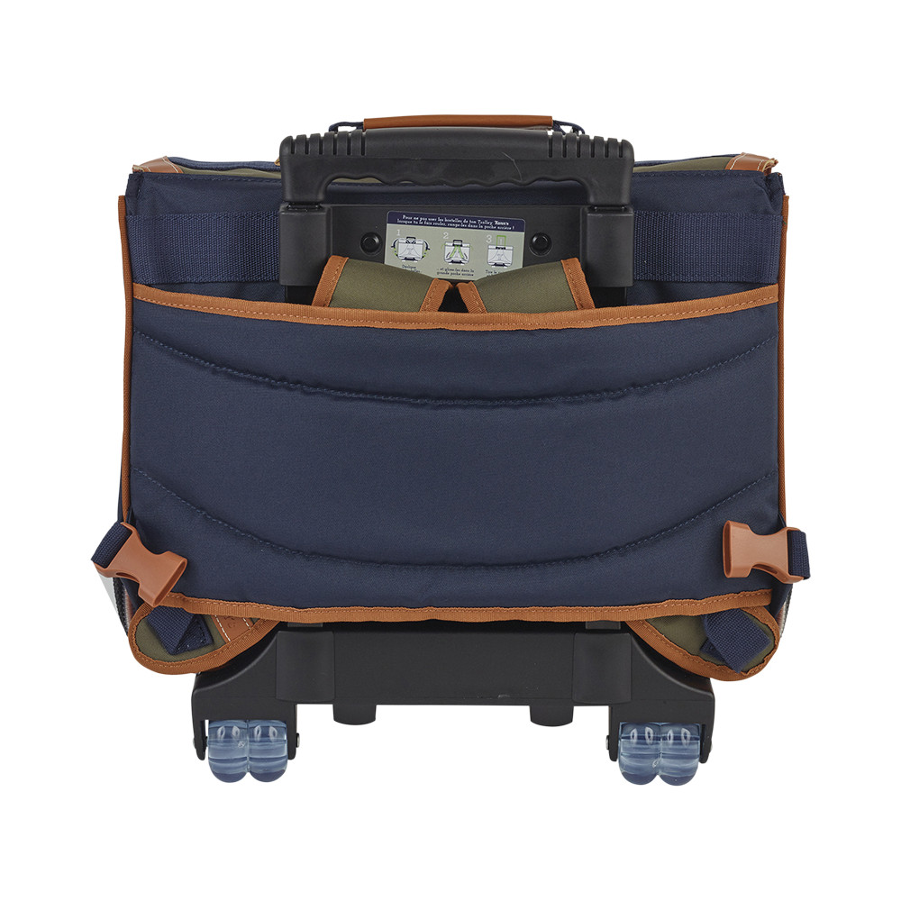 Cartable trolley Axel bicolore
