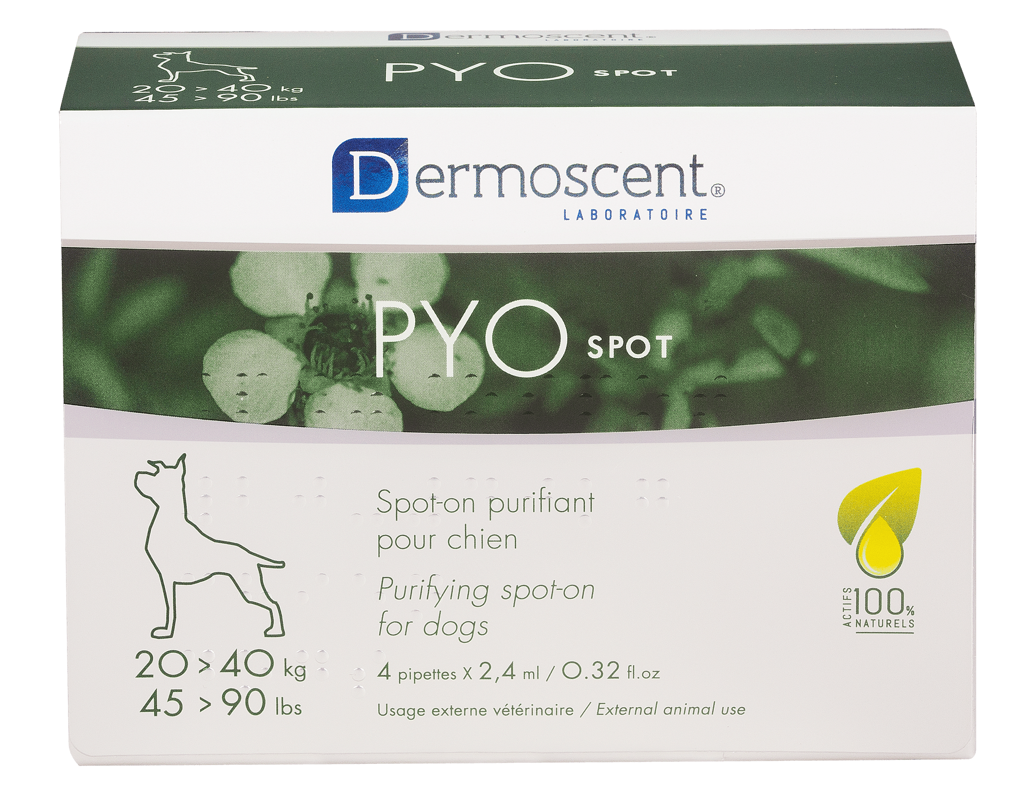 Pyospot Dermoscent hond 0-10 kg