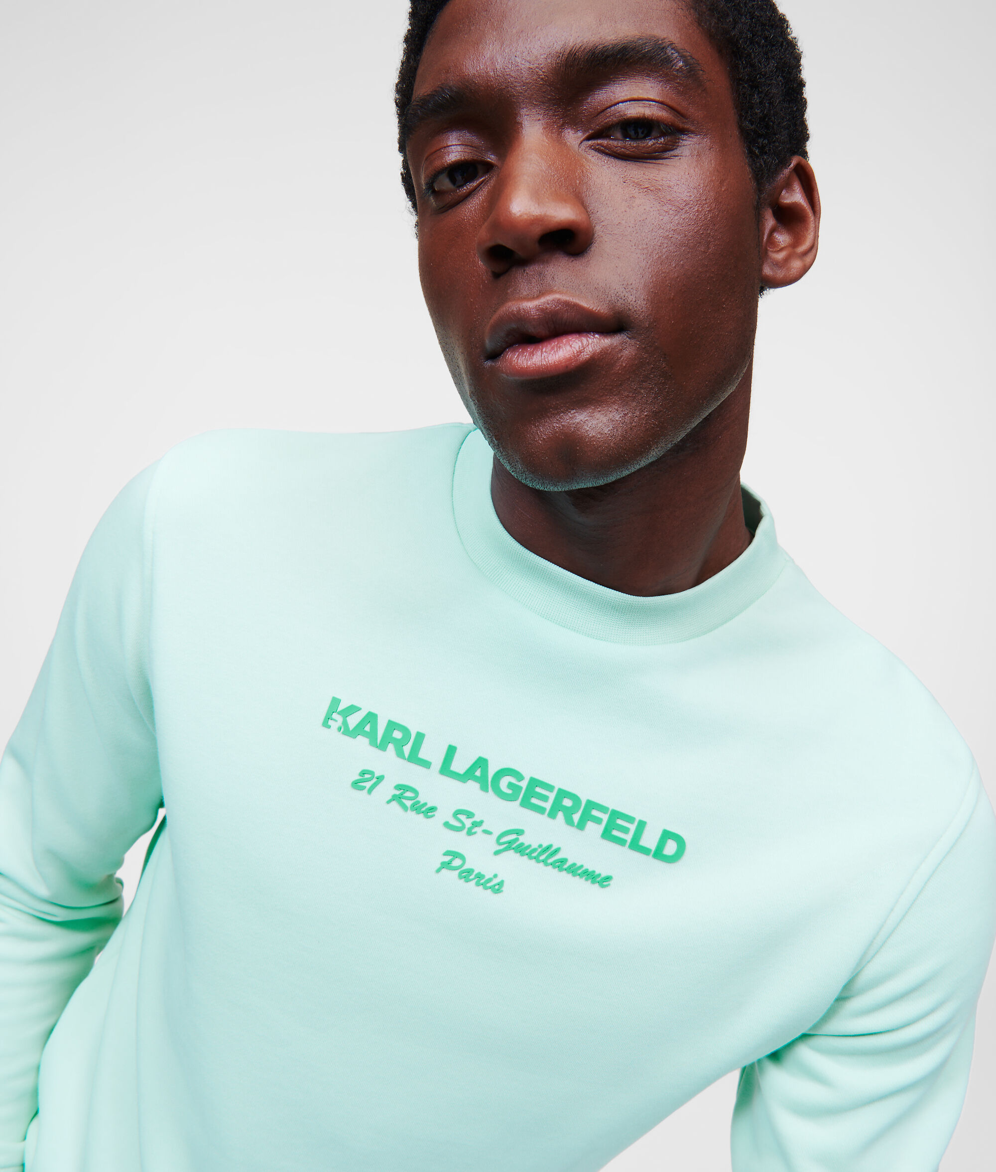 Sweat-shirt à logo ton sur ton