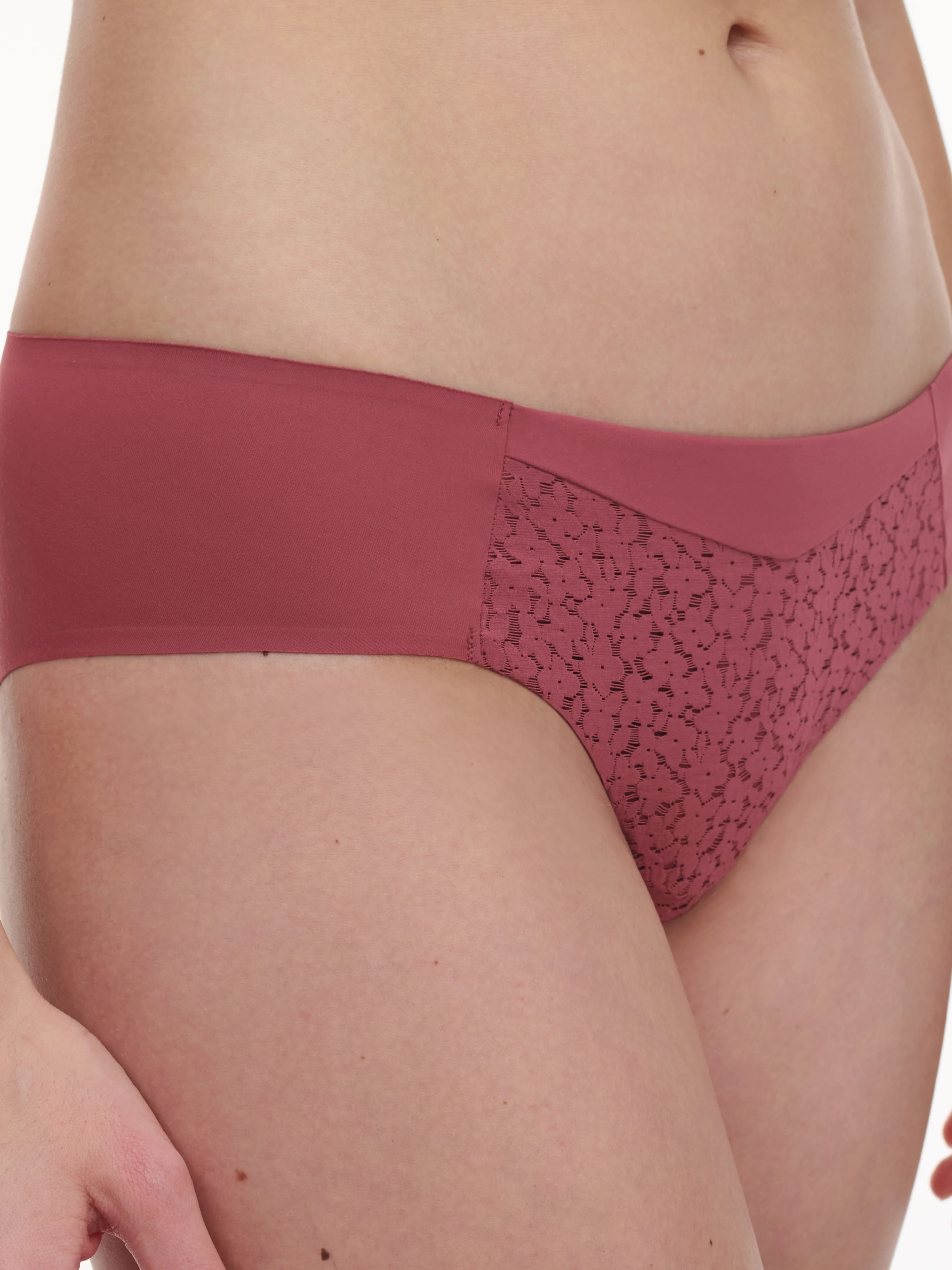 NORAH - Slip en dentelle | Rose