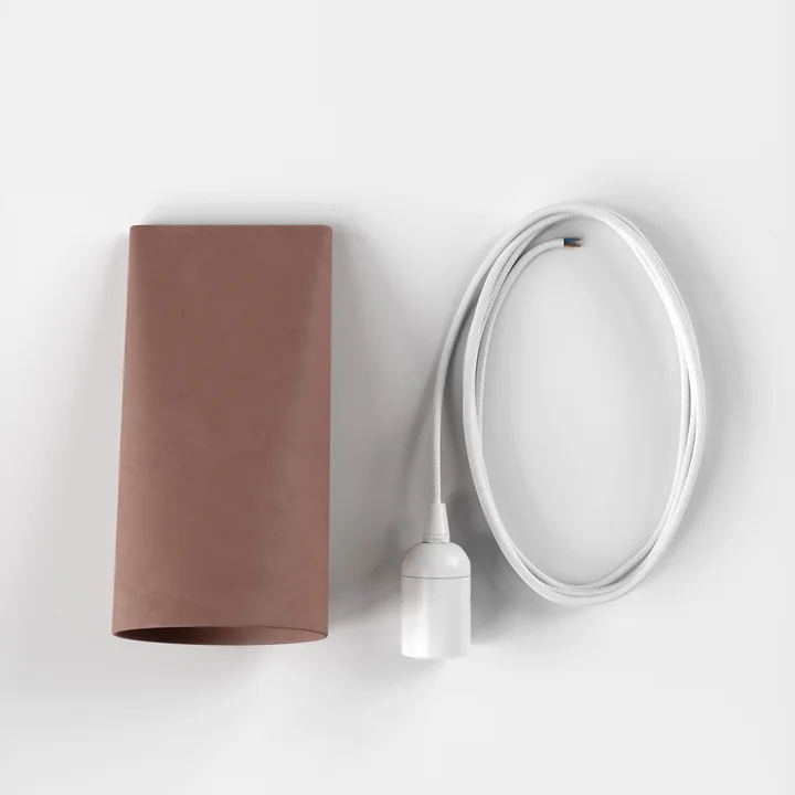 Moebe - Ceramic Pendelleuchte, Narrow, hellgrau