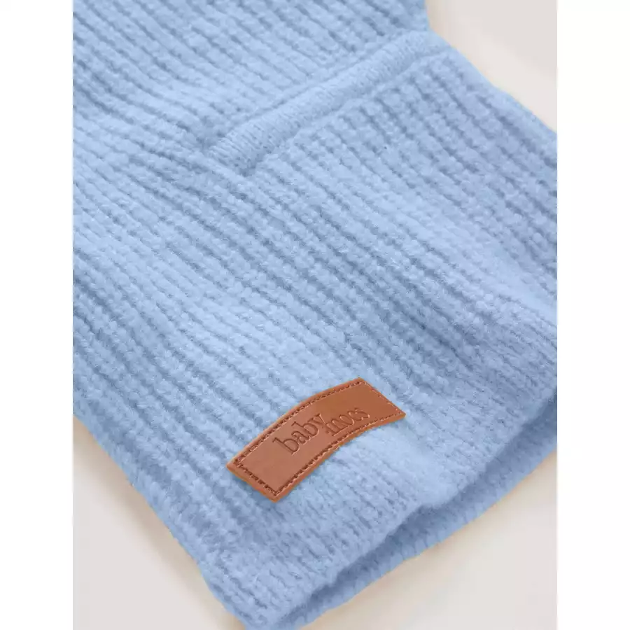 BabyMocs Mütze Vegan blau