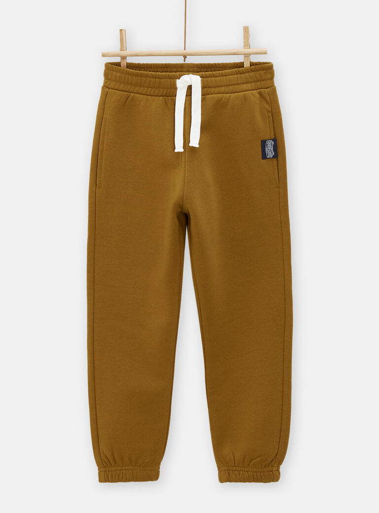 Jogging caramel pour garçon