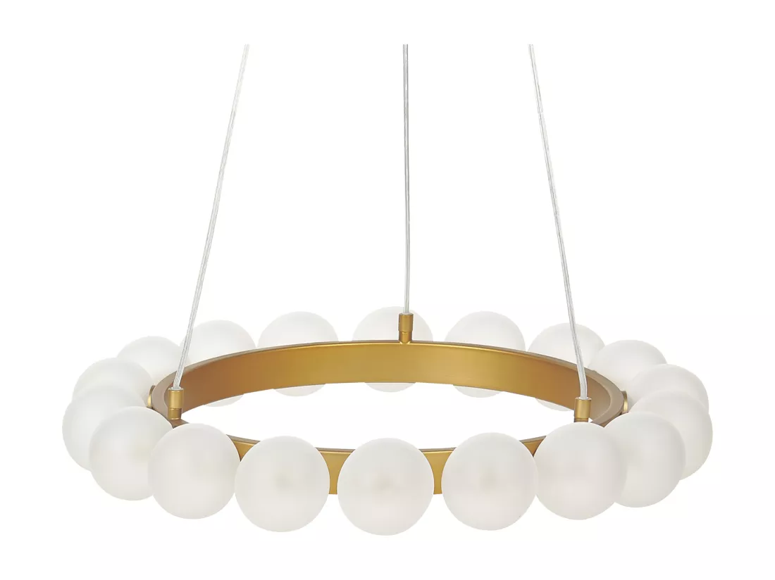 Lampe suspension GEORGES Métal Doré