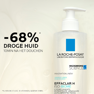 La Roche-Posay Effaclar H ISO-BIOME Soothing Cleansing Cream 390ML