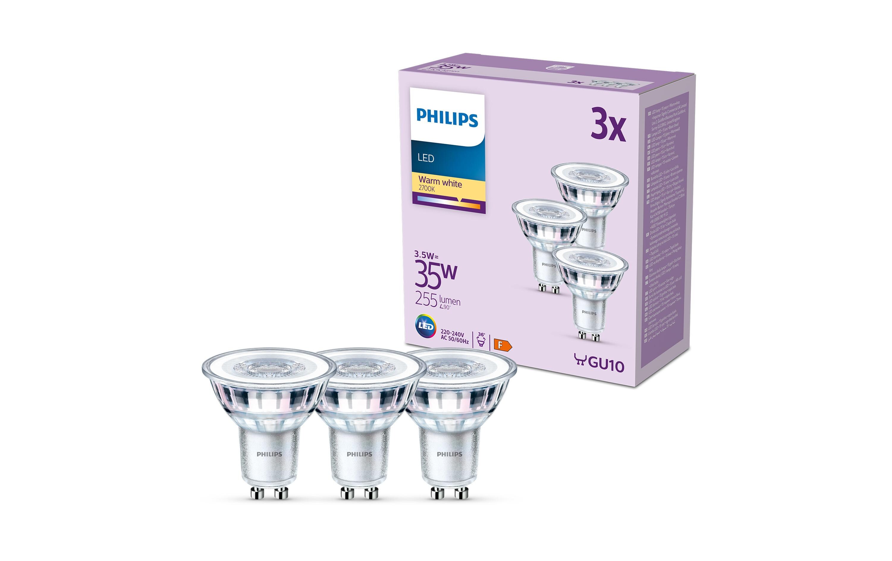 Lampe LEDClassic 35W GU10 WW 36D ND 3CT/6 EC WarmweissClassic LED GU10 Lampe