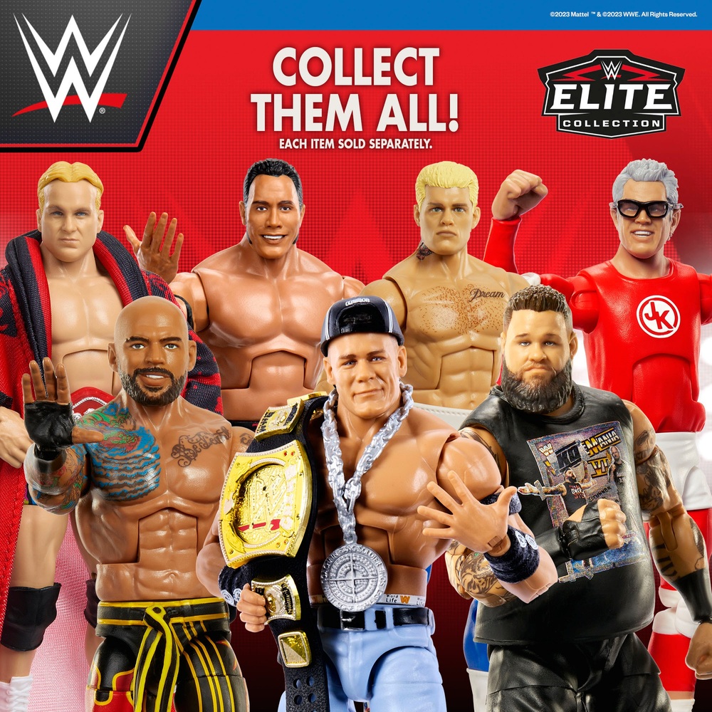 WWE Elite Series 100 The Rock Actionfigur
