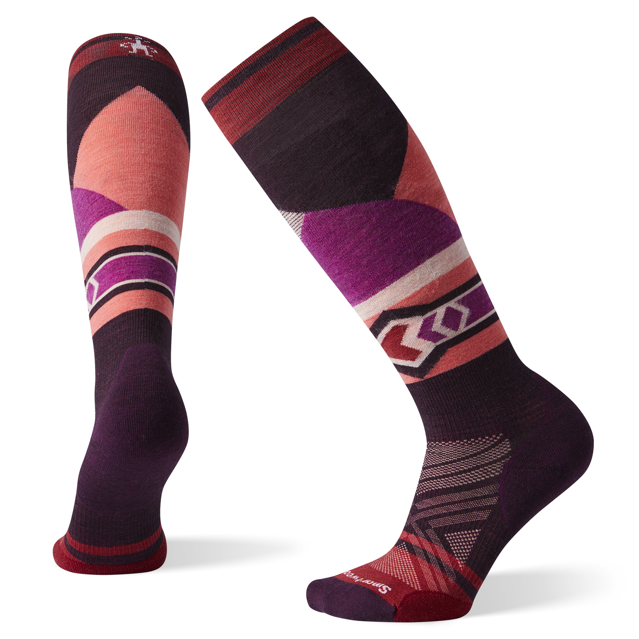 Phd Ski Light Elite Pattern Dame BORDEAUX