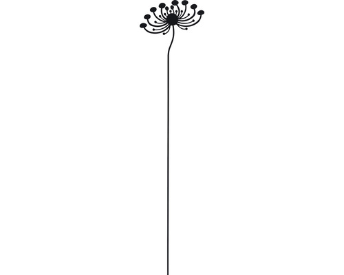 Decoratieve stok Lafiora bloem versie 2 H 115 cm zwart