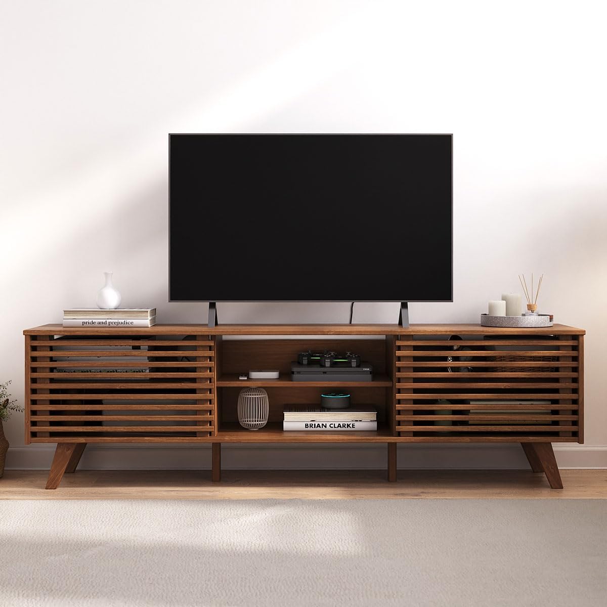 IDIMEX TV Lowboard RIAN mit 2 Schiebetüren für 75