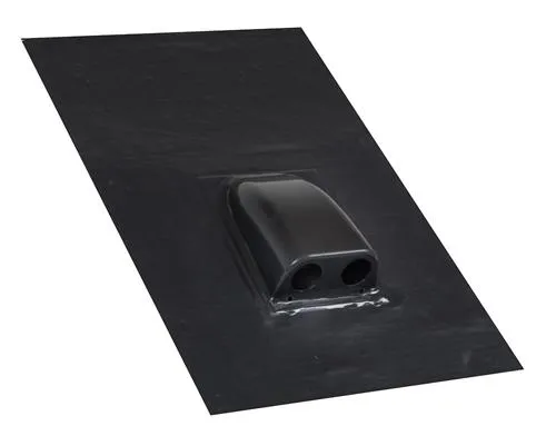 SabetoFLEX rørgennemføring 5-65° 2 rør Ø45 sort