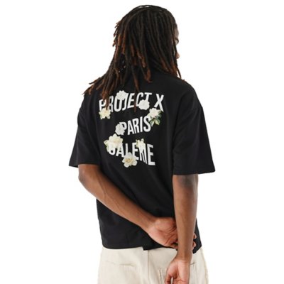 Tee-shirt à manches courtes homme Floral PROJECT X PARIS