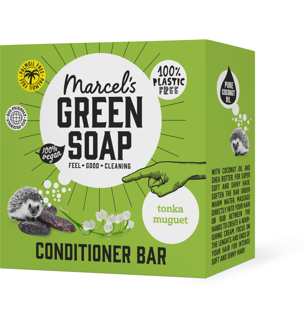 Marcel’s Green Soap Conditioner Bar Tonka & muguet (60 gr)