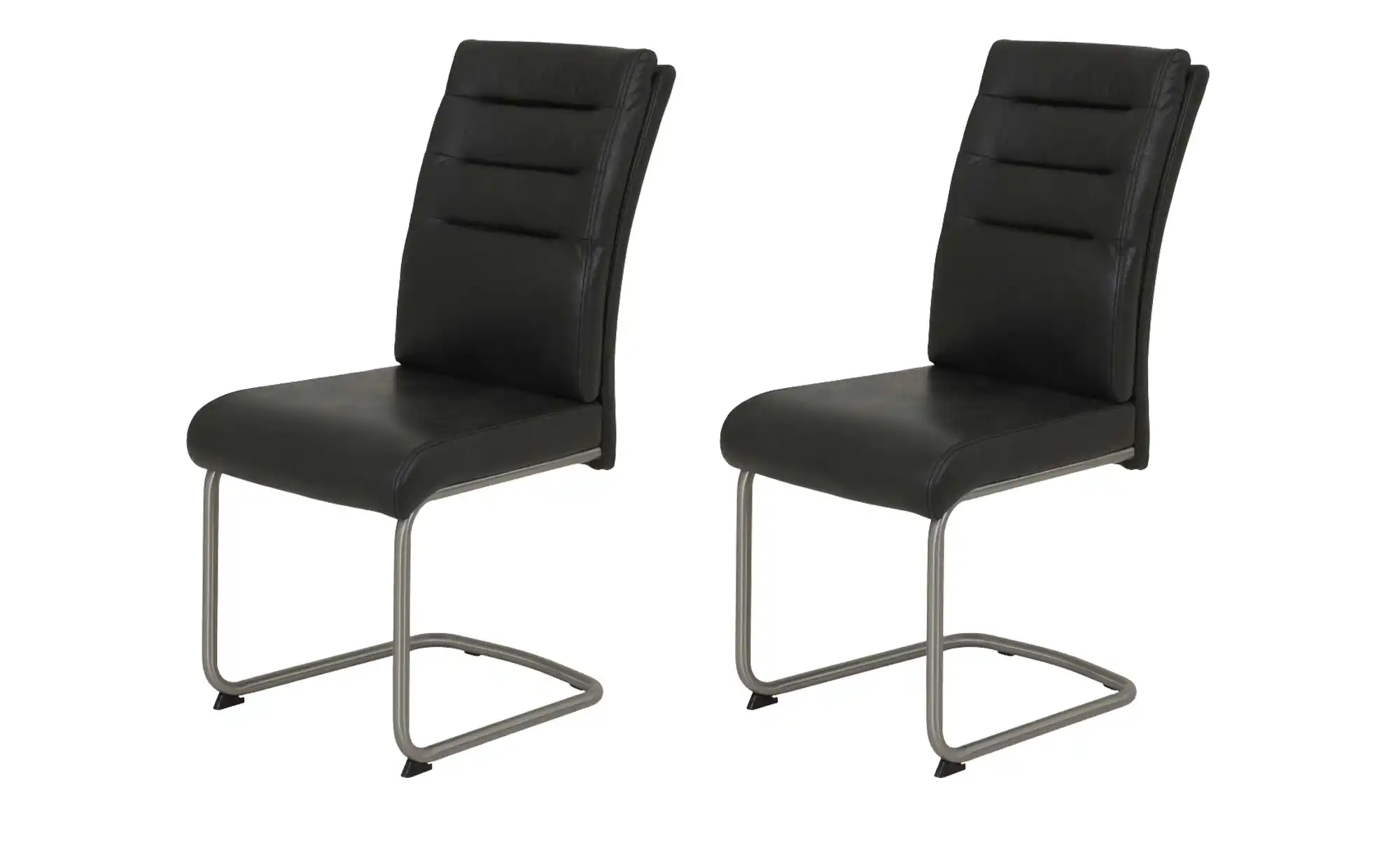 Polsterschwingstuhl 2er-Set in Leder-Optik Andrei