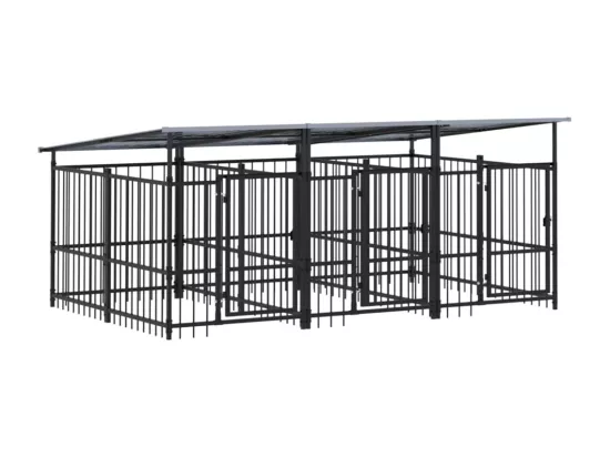 Chenil cage enclos pac noire 297 x 198 x 128 cm 02_0041763