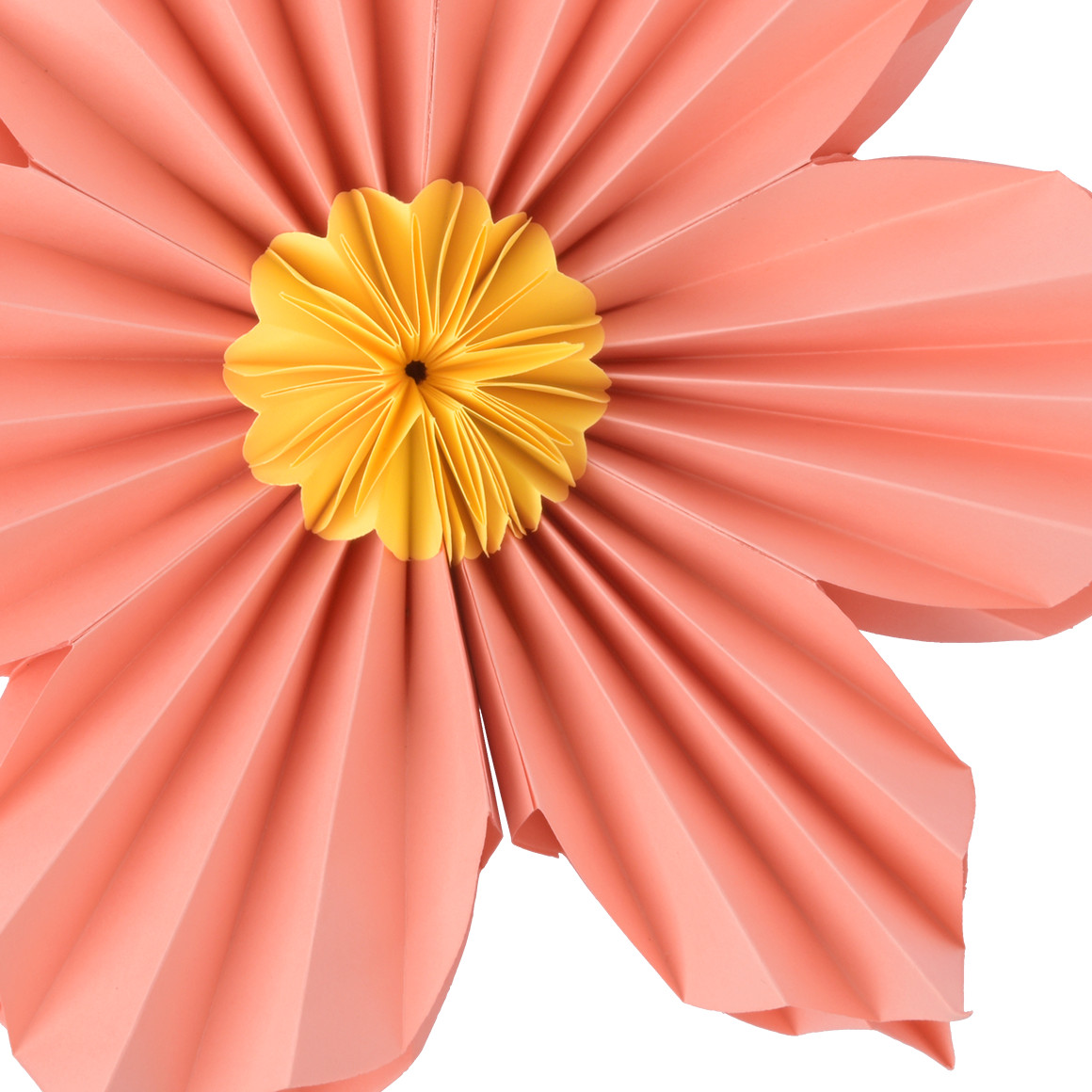 My Home Großer Deko-Hänger Papierblume apricot