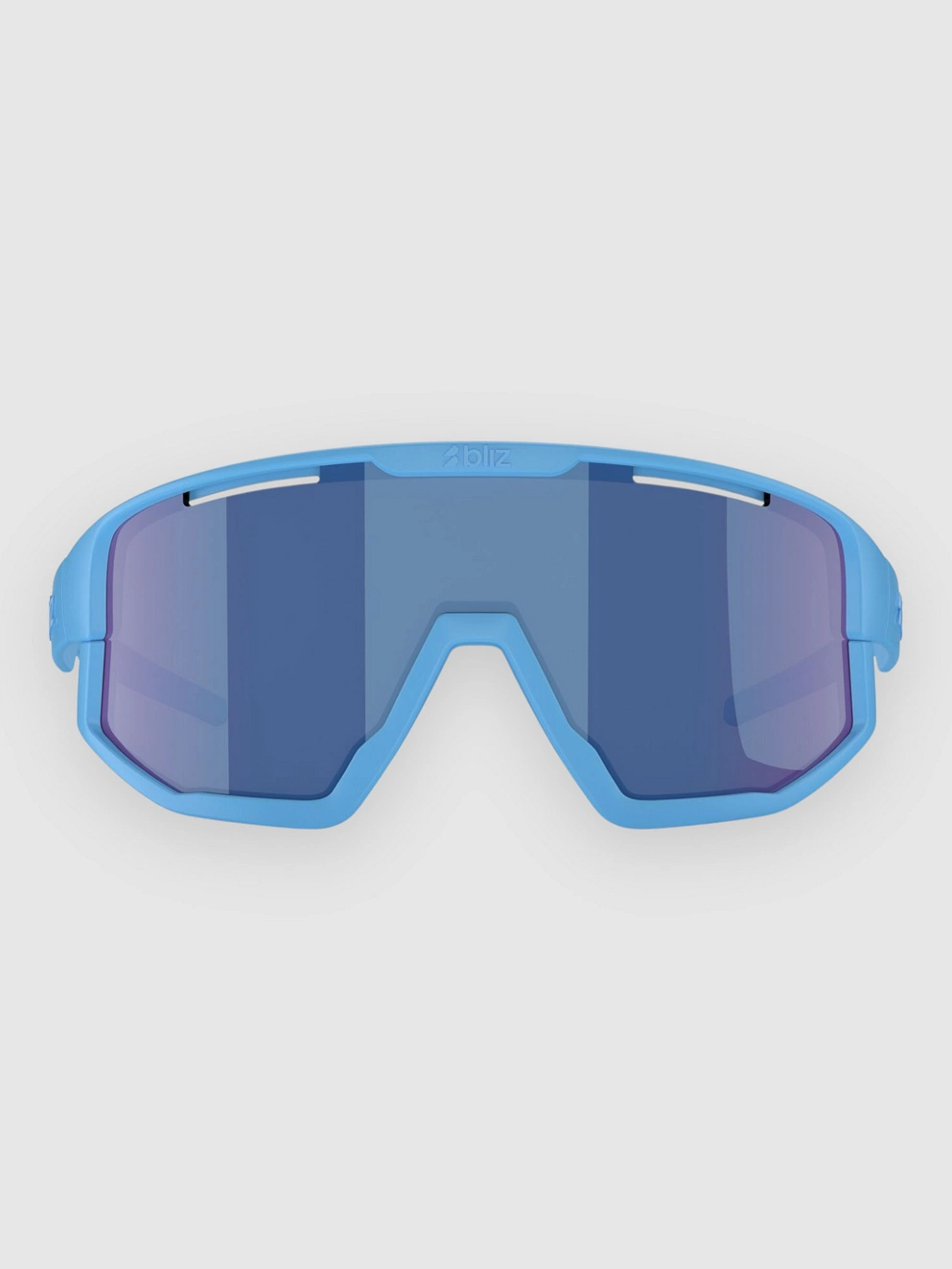 BLIZ Active Eyewear Fusion Small Matt Blue Sunglasses grey w blue mirror