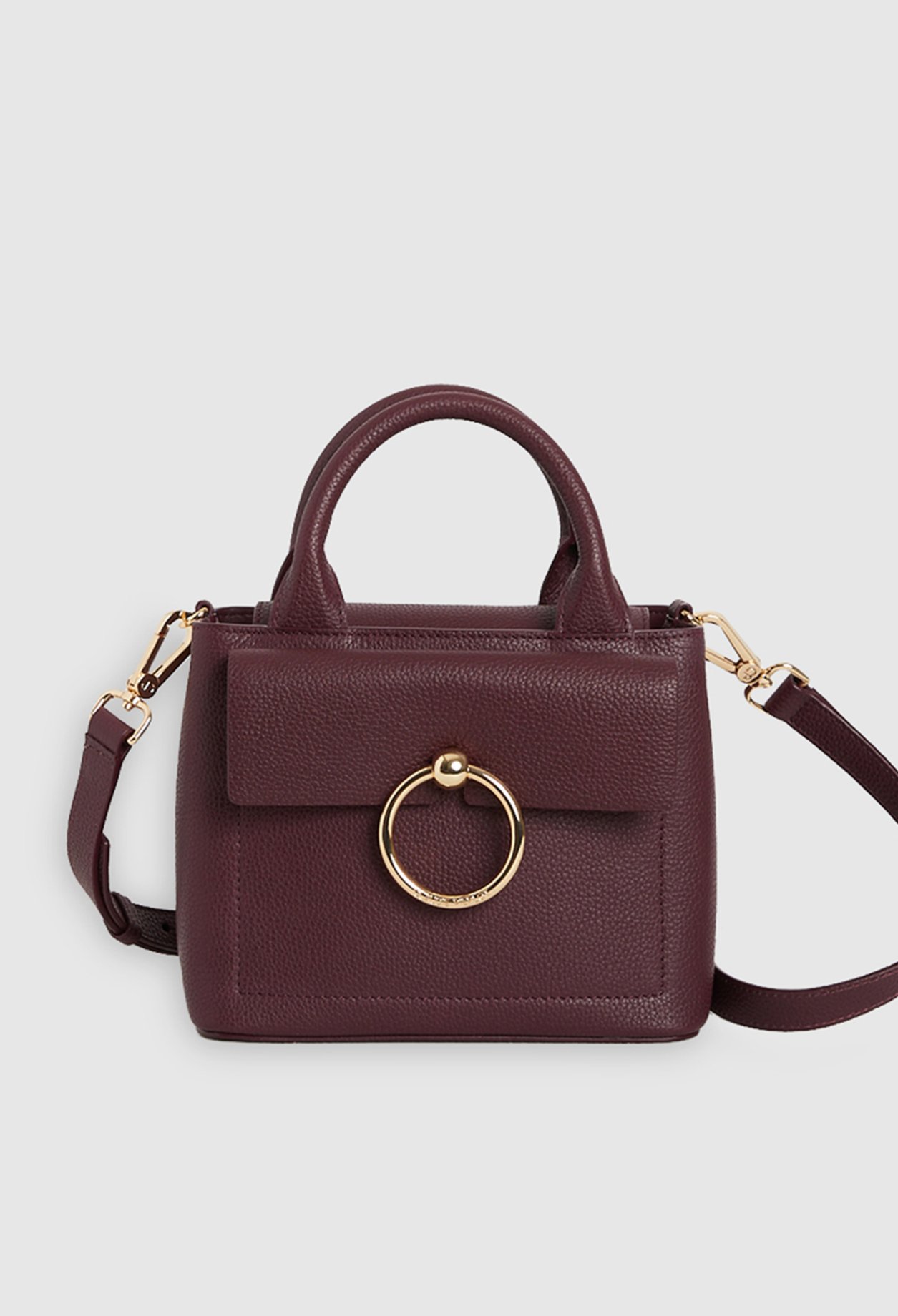 Sac Anouck mini cuir graine