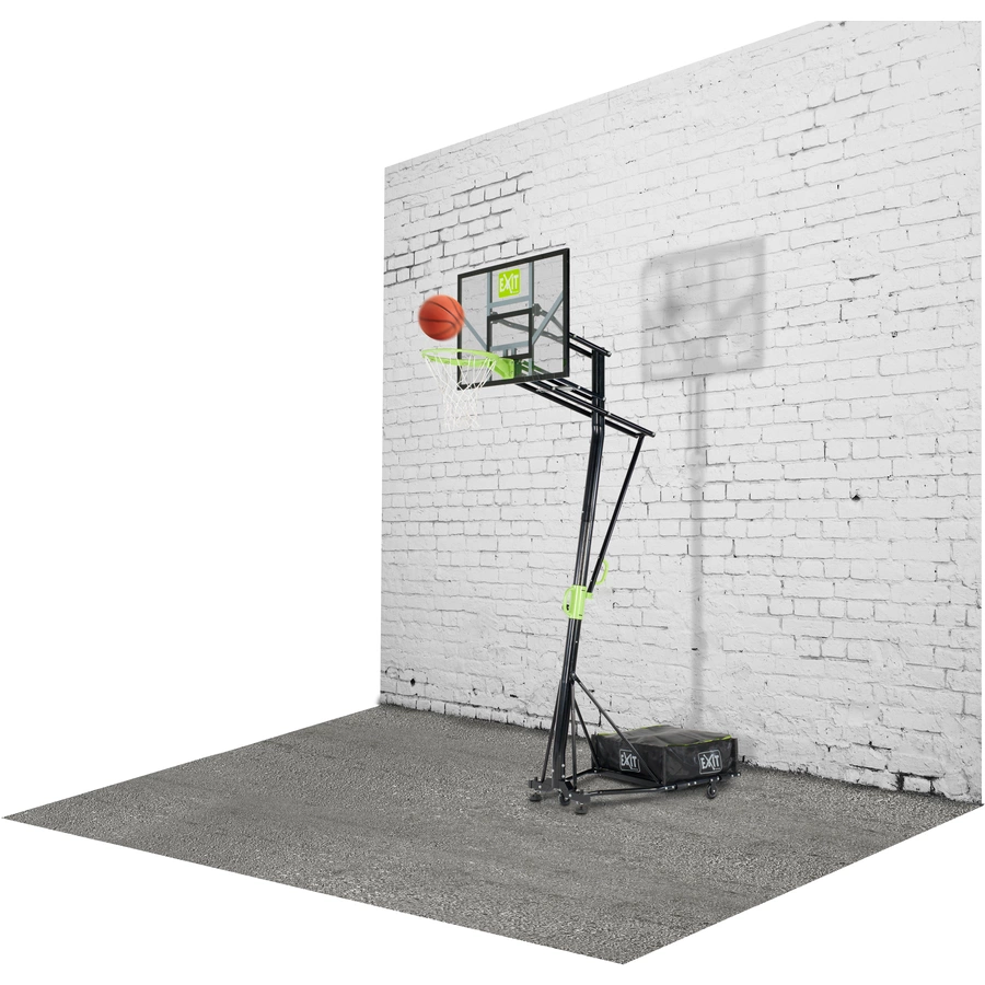EXIT Galaxy versetzbarer Basketballkorb auf Rädern - grünschwarz
