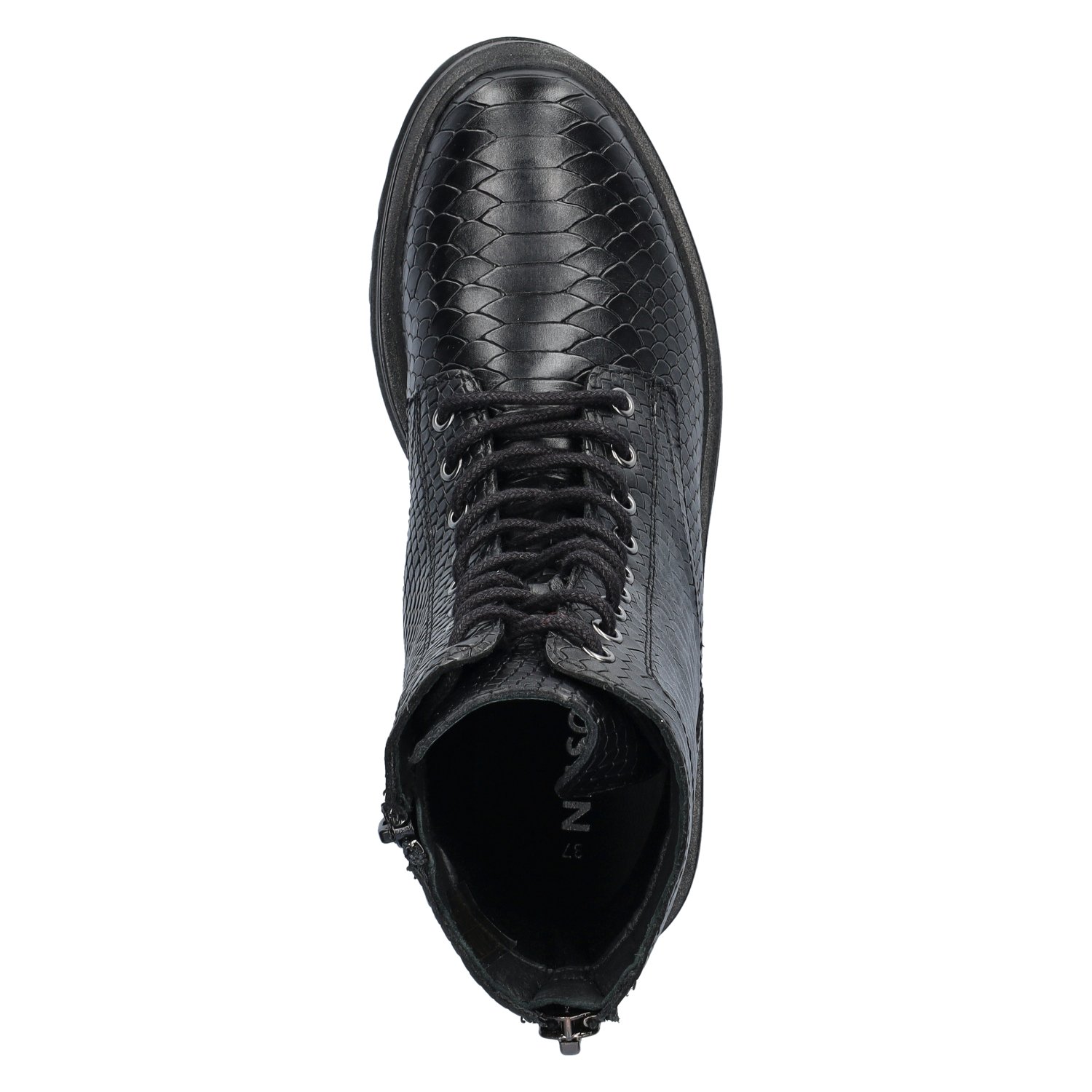 dames veterboot Nelson Zwart