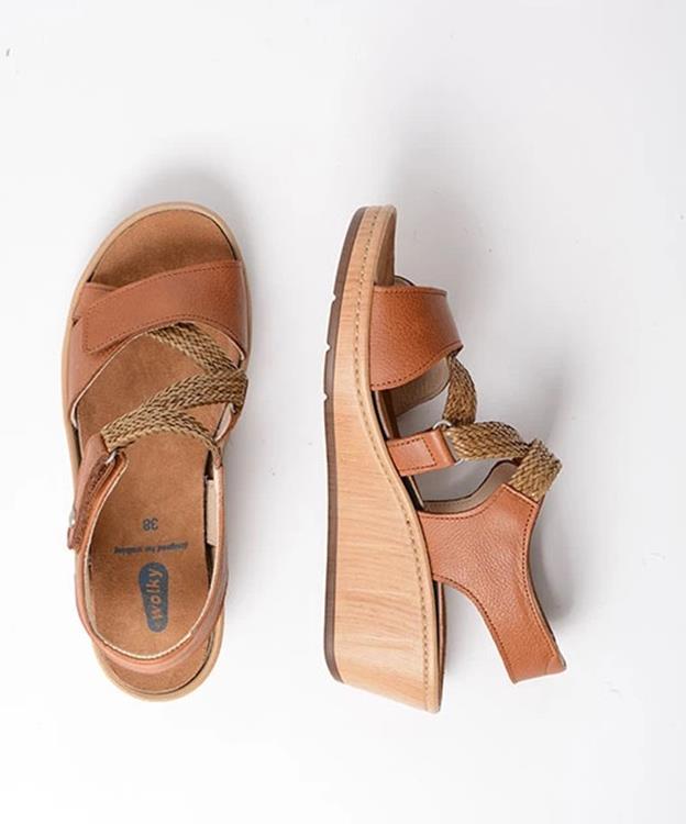 Wolky 00355030 La Jolla Viagretta leather bruin