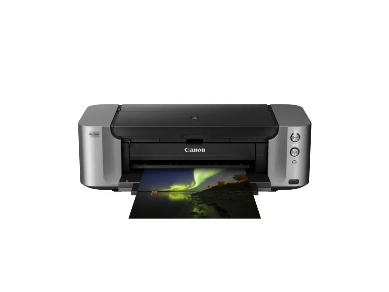 Canon PIXMA PRO-100S - Printer - farve - blækprinter - A3 Plus, 360 x 430 mm op til 1.5 min./side (farve) - kapacitet: 150 ark - LAN, Wi-Fi(n), USB 2.0