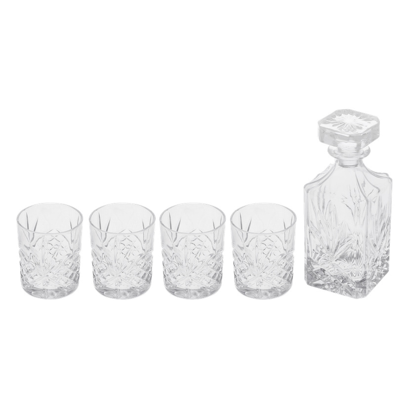Whiskysett 5 deler 310 ml / 730 ml