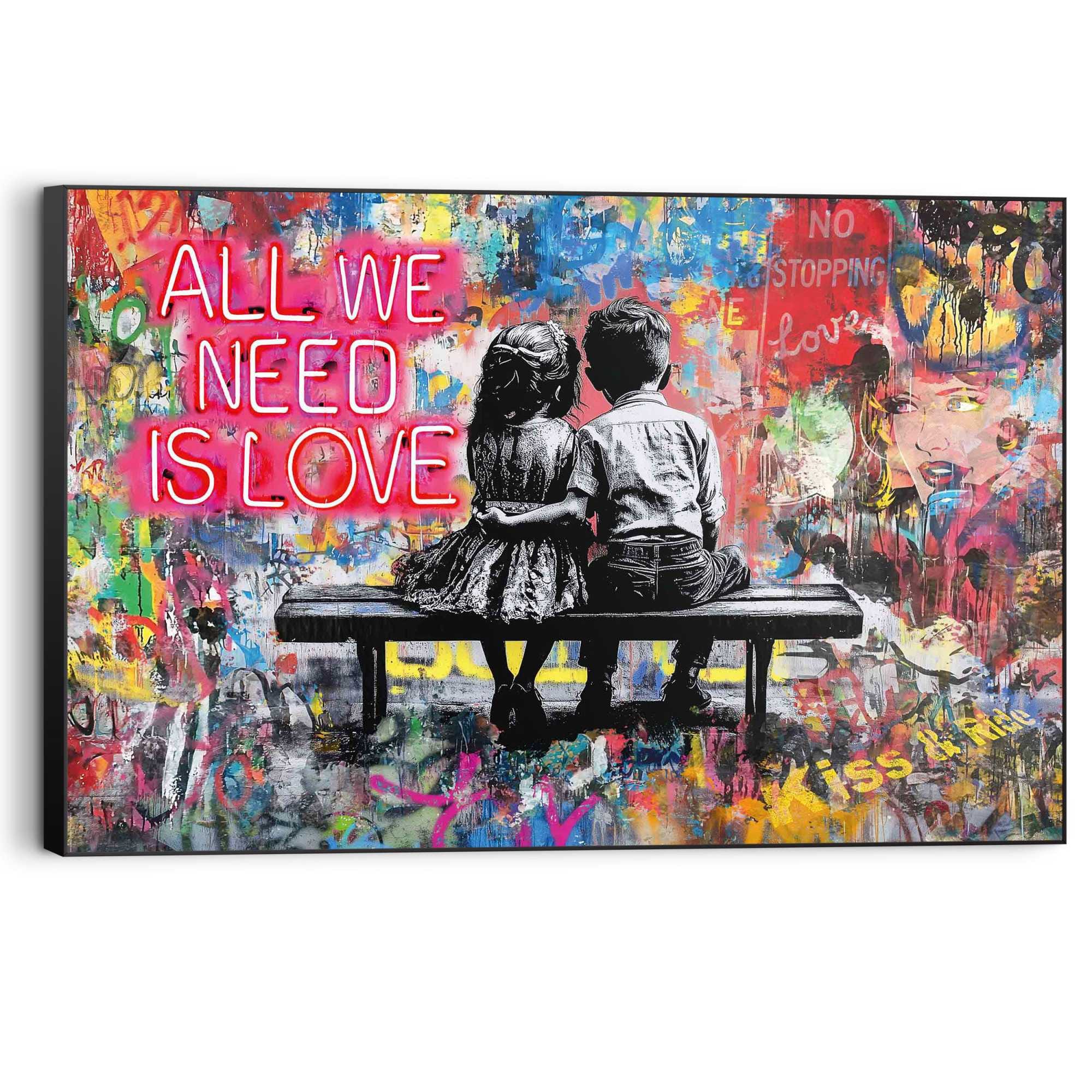 Reinders! Wandbild »Love is All We Need«