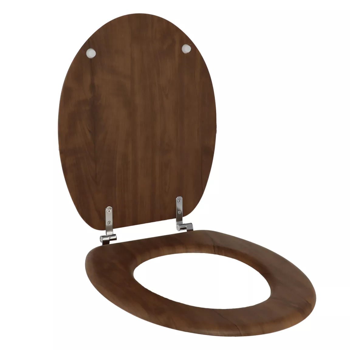 Abattant WC 18 pouces façon bois acacia Rustique Mimétisme