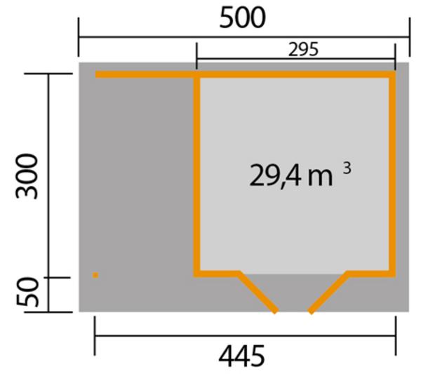 Weka Designhaus 126 A, Gr. 2, ca.