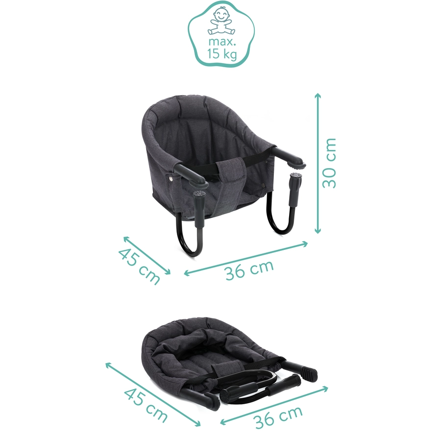 fillikid Tischsitz Flexi Grau Melange