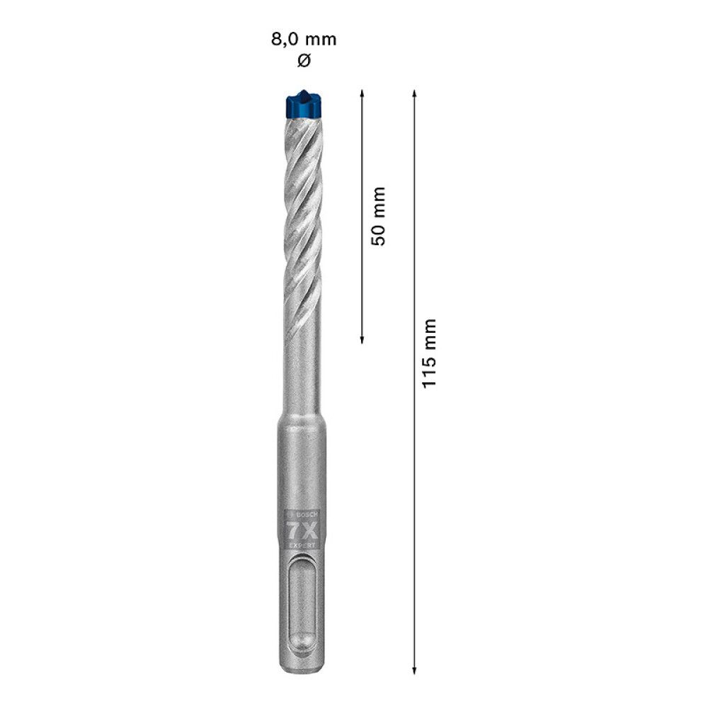 HAMMERBOR BOSCH PROFESSIONAL SDS-PLUS 7X 8X115MM