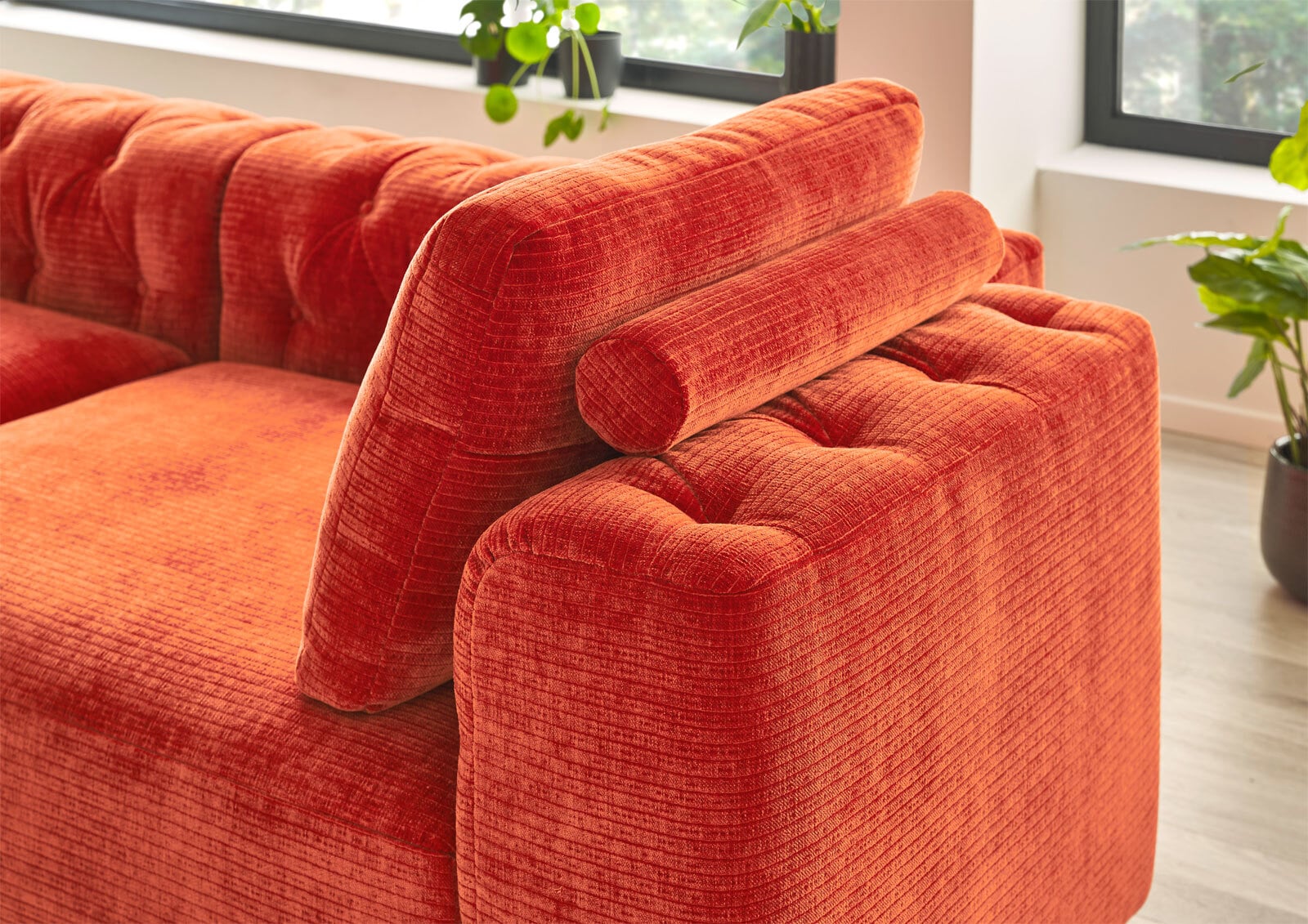Sofa 2-Sitzer CLUB HOUSE 2-Sitzer aperolrot