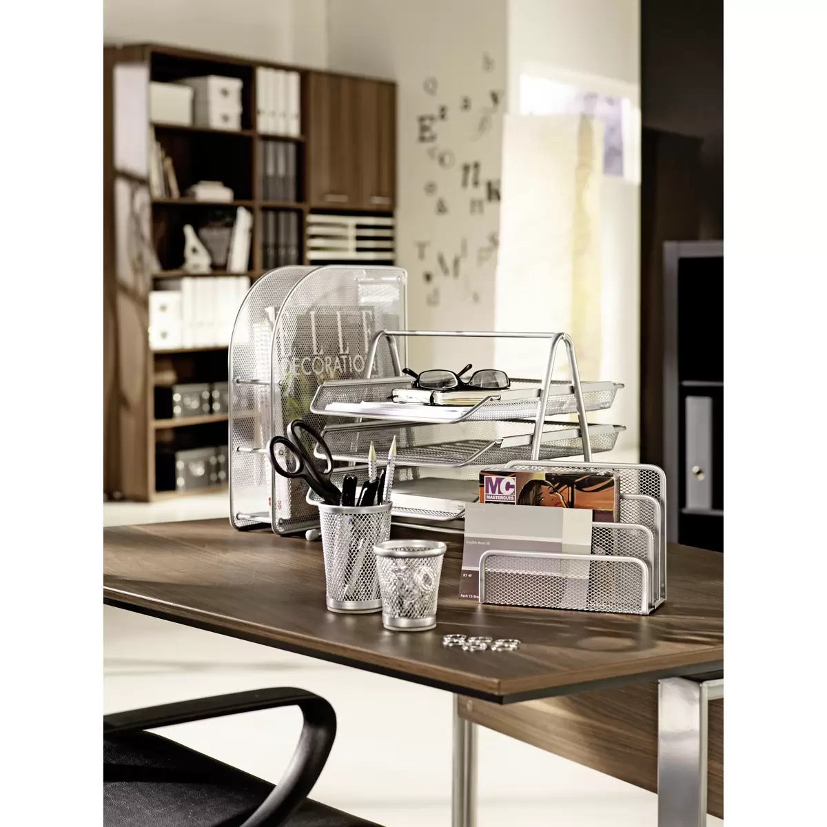 Briefablage Modern Living Silber