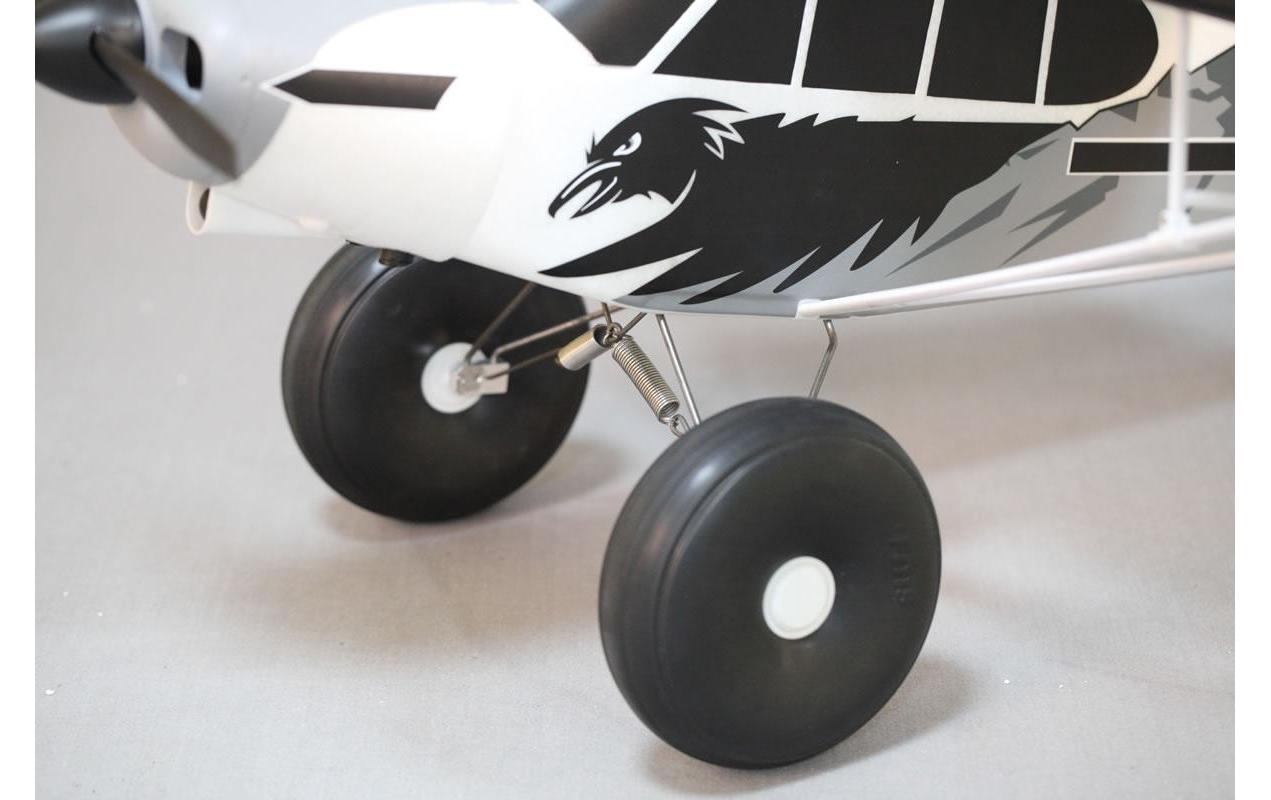Motorflugzeug Piper PA-18 Super Cub 1700 mm Gyro PNP<br>Piper Buschflieger mit Offroad Fahrwerk und Schwimmer