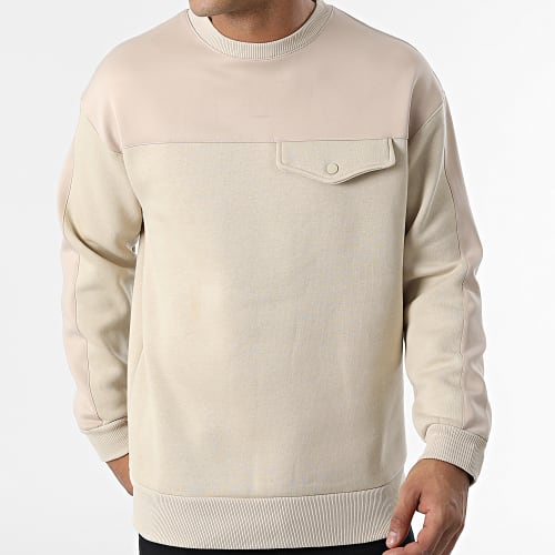 Sweat Crewneck OTS-9 Beige