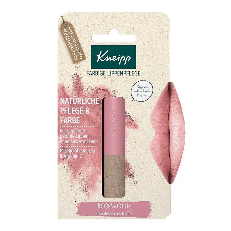 Kneipp farbige Lippenpflege rosewood, 1 St