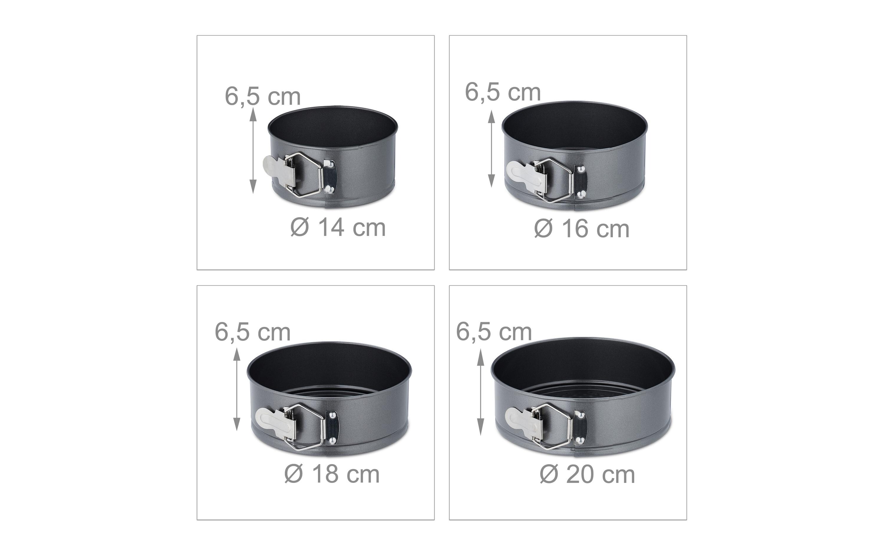 Springform 8-teiligRunde Kuchenbackformen-Set