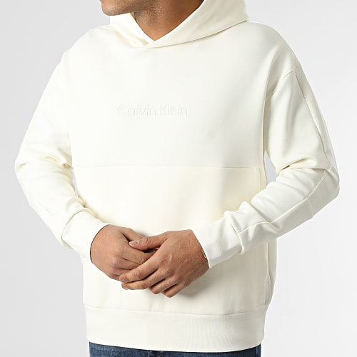 Sweat Capuche Comfort Debossed Logo 8058 Beige