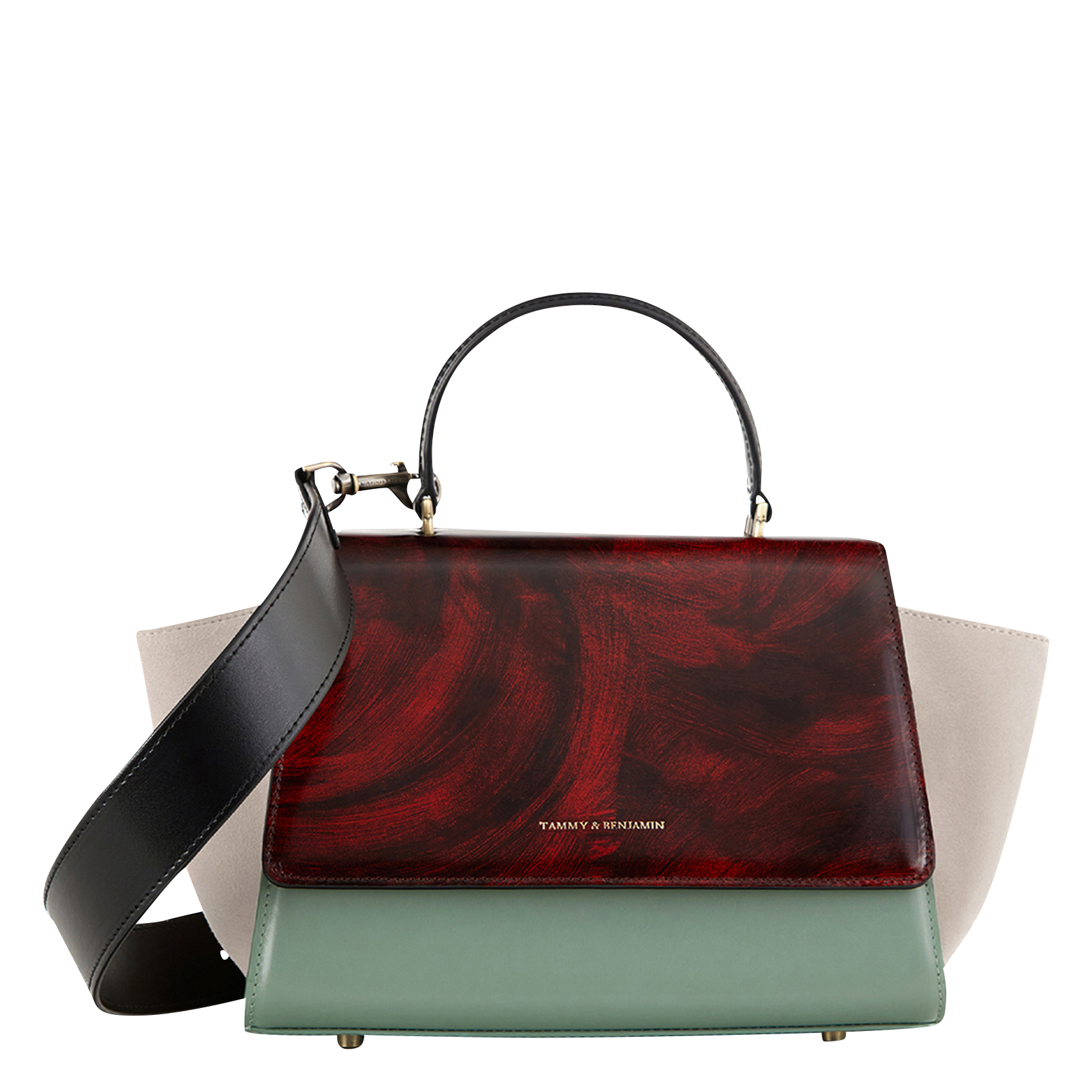 ALEXIA NANO - Mini sac à main en cuir| Multicolore